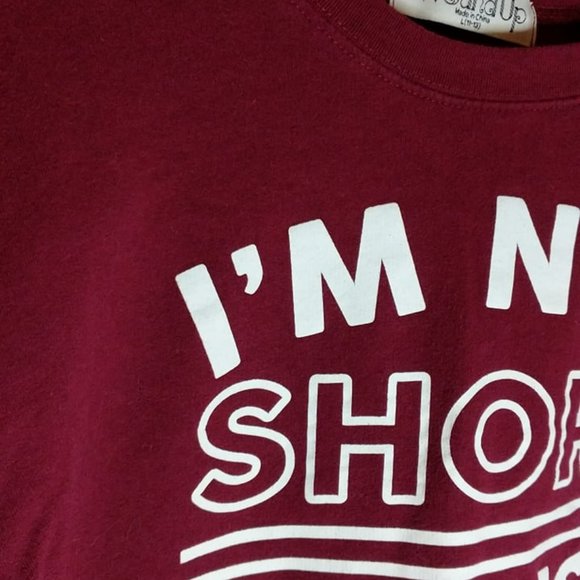 "I'm Not Short...I'm Just Fun-Sized" Burgundy Junior Sweatshirt - Picture 3 of 3